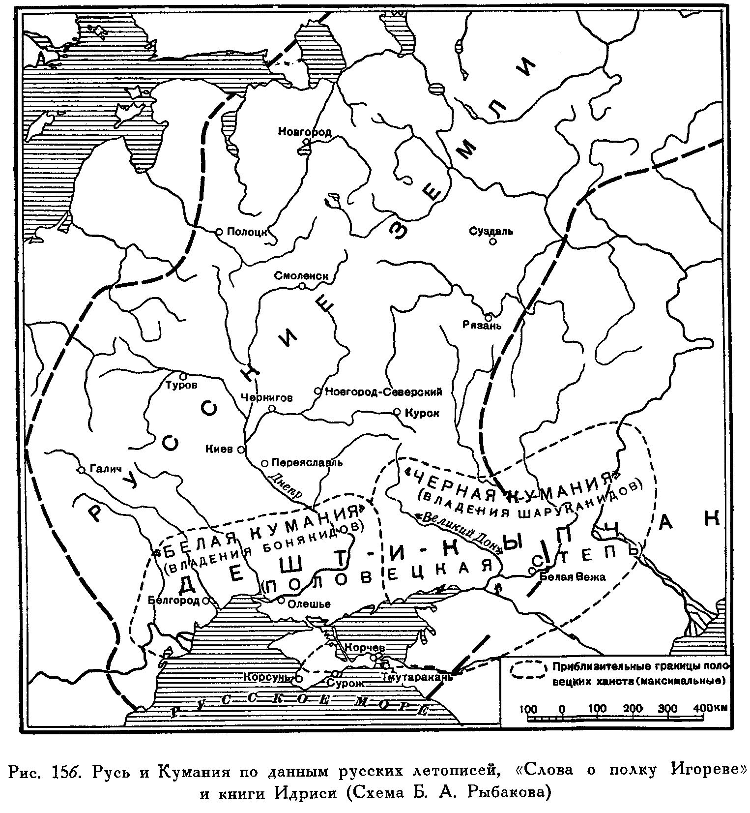 Поход князя Игоря Святославича 1185 карта